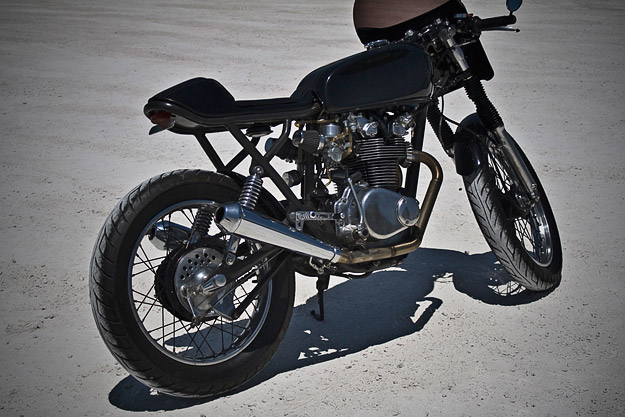 Honda CB450 cafe racer by Dime City Cycles