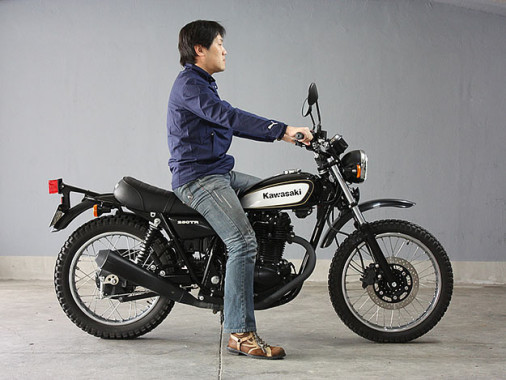 kawasaki tr250 scrambler