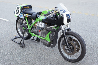 Moto Guzzi racing motorcycle