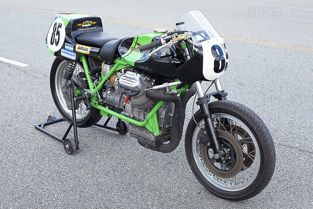 Moto Guzzi racing motorcycle