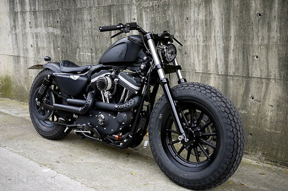 Iron Guerrilla: Rough Crafts' Harley-Davidson Sportster | Bike EXIF