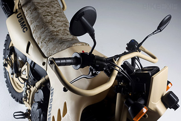 Military motorcycle: the HDT M1030-M2 LE 670