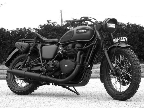 Triumph Bonneville By Drags And Racing Bike Exif