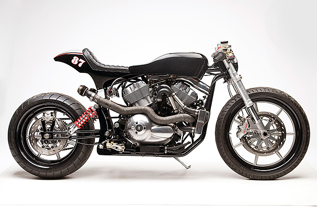 Customized Harley V-Rod by Wonder Bikes.