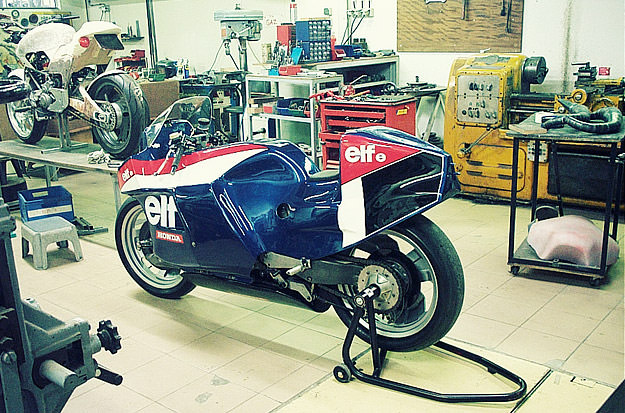 ELF Honda motorcycle