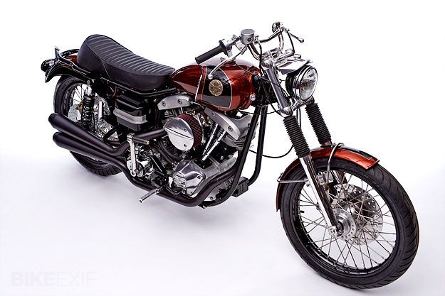 Harley Shovelhead 'Speed Glide' built by Walt Siegl