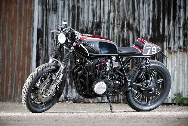 Yamaha XS750 cafe racer by the English worksop Spirit Of The Seventies.