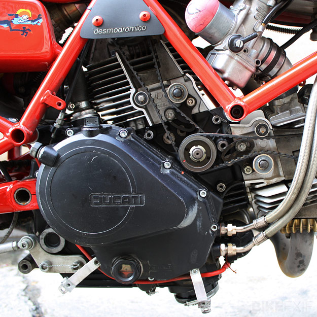 Ducati racing motorcycle