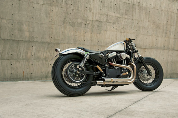 White Hot: Rough Crafts' Sportster Forty-Eight custom | Bike EXIF