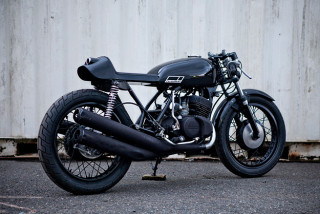 Dark and moody: Twinline's Kawasaki S1 cafe racer | Bike EXIF