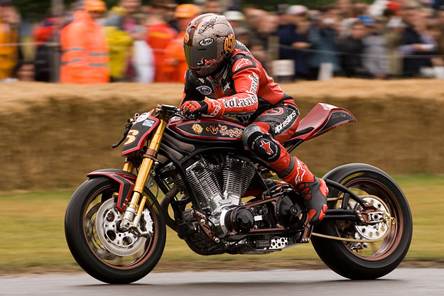 Motorcycle at the Goodwood Festival of Speed