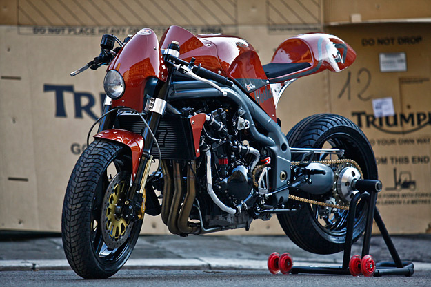 Weslake: A red-hot Triumph Speed Triple cafe racer from Italy