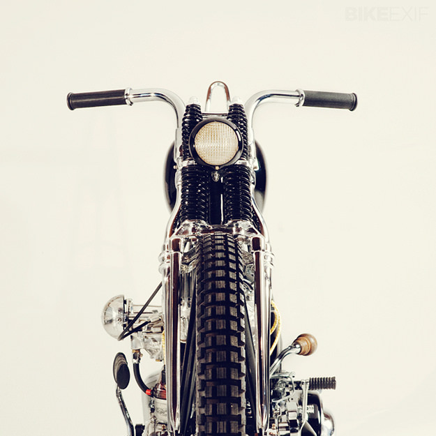 Siksika: a 1956 Harley Panhead by Cro Customs