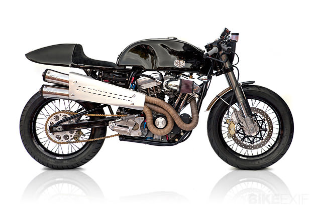 The first US-built machine from Deus Motorcycles is this Harley-powered cafe racer.