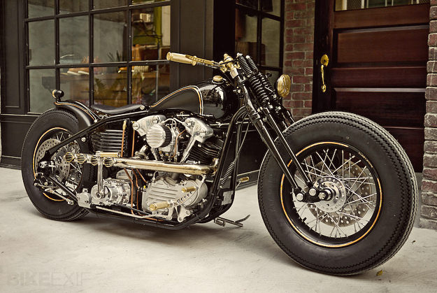 Harley knucklehead custom by Rough Crafts