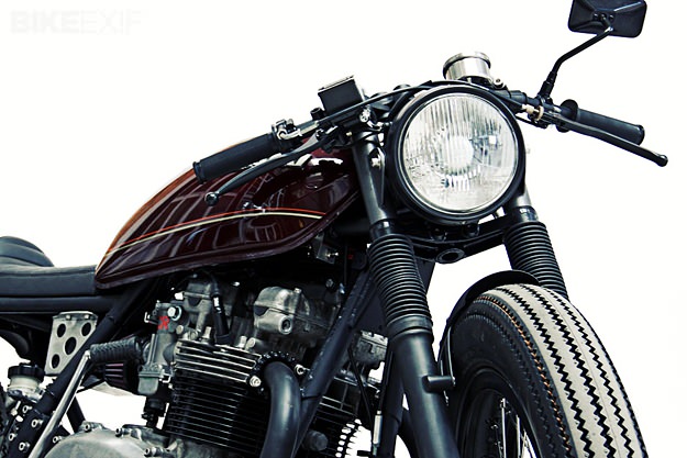 1977 Kawasaki Z750 cafe racer by the Wrenchmonkees