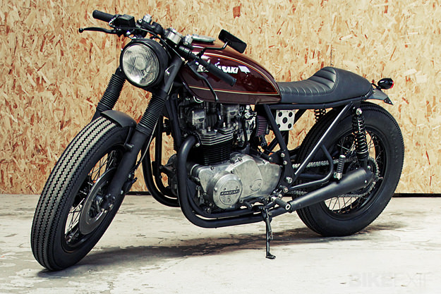 1977 Kawasaki Z750 cafe racer by the Wrenchmonkees