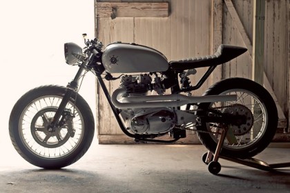 Triumph Bonneville cafe racer