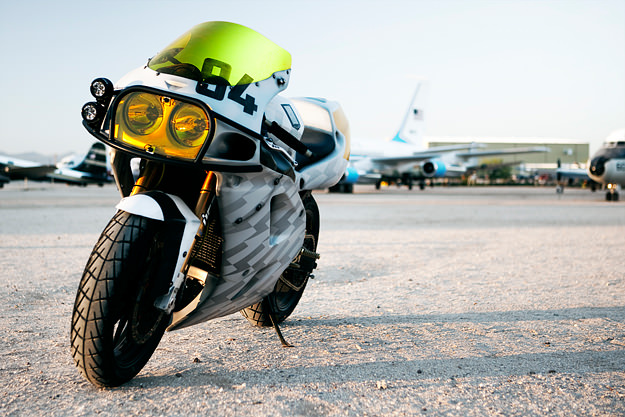 Kawasaki ZX7 custom motorcycle