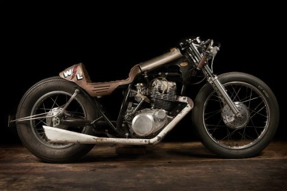Yamaha SR250 custom motorcycle by El Solitario