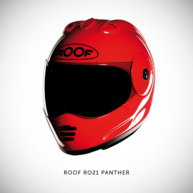 Roof motorcycle helmet