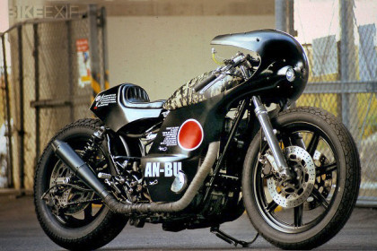 Yamaha XS650 custom motorcycle