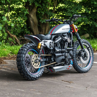 Intoxicating: Speed And Custom's Martini-themed Harley XL883R | Bike EXIF