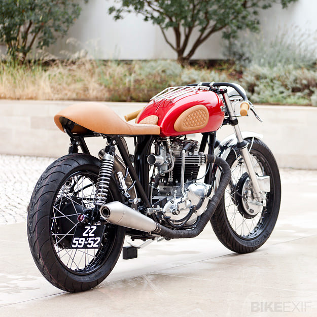 Triumph TR6R cafe racer by Tricana Motorcycles