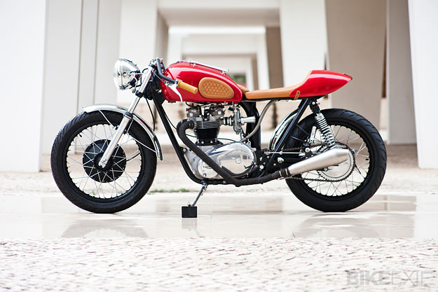 Triumph TR6R cafe racer by Tricana Motorcycles