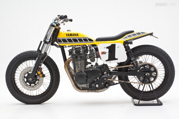Yamaha XS650 dirt tracker by Jeff Palhegyi Design