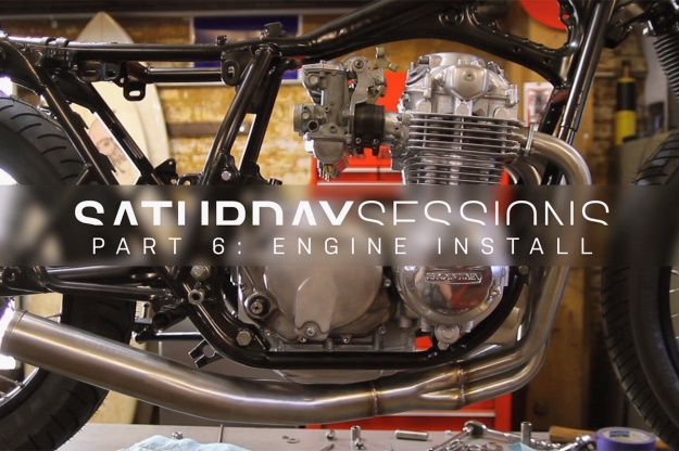How to install a motorcycle engine