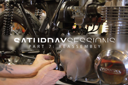 How to reassemble a motorcycle during restoration