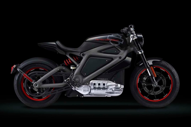 Harley-Davidson Livewire electric motorcycle concept.
