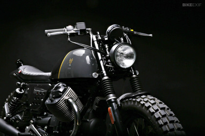 Moto Guzzi V7 Stone customized by Stefano Venier.