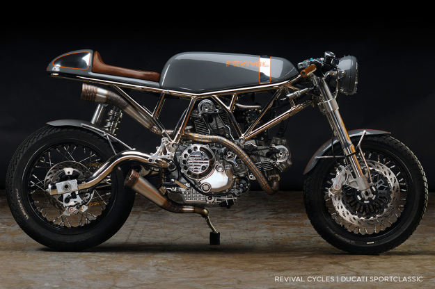Custom Ducati SportClassic motorcycle by Revival Cycles