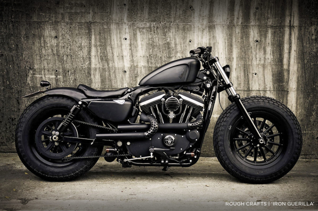 Iron Guerilla custom motorcycle by Rough Crafts