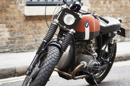 BMW R100 RS customized by the London-based workshop Untitled Motorcycles.