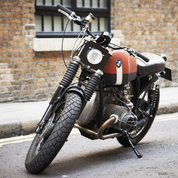 BMW R100 RS customized by the London-based workshop Untitled Motorcycles.