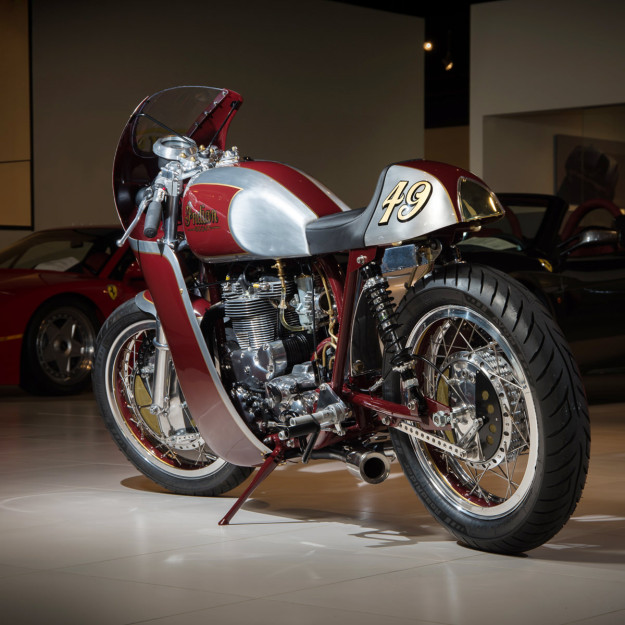 New from Analog Motorcycles: a custom 1940 Indian Scout