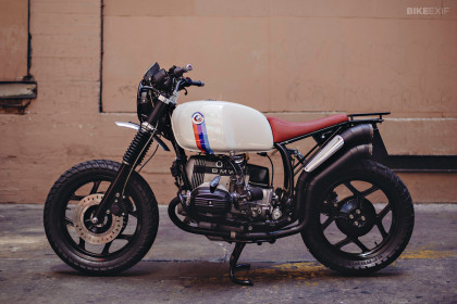 Max Hazan and The Mighty Motor joined forces to transform a 1991 BMW R100 into the Scrambler that could have been.