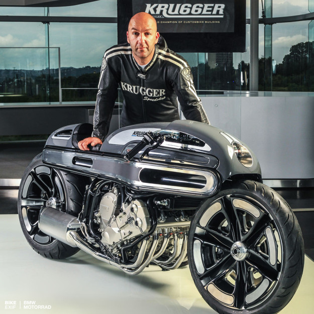 World champion custom motorcycle builder Fred Krugger created this extraordinary BMW K1600 for BMW Motorrad France.