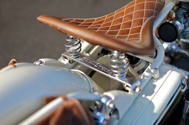 Chris Chappell's meticulously restored Royal Enfield Bullet 350.