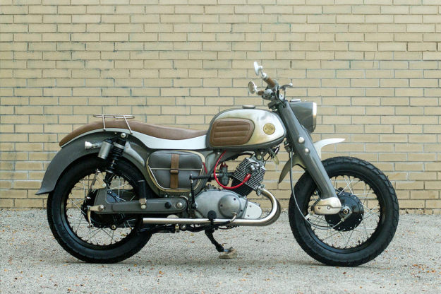 After rescuing this Honda CA95 from a barn, Dave Mucci transformed it into a stylish and practical custom.