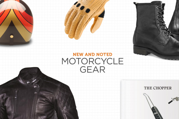 New motorcycle gear