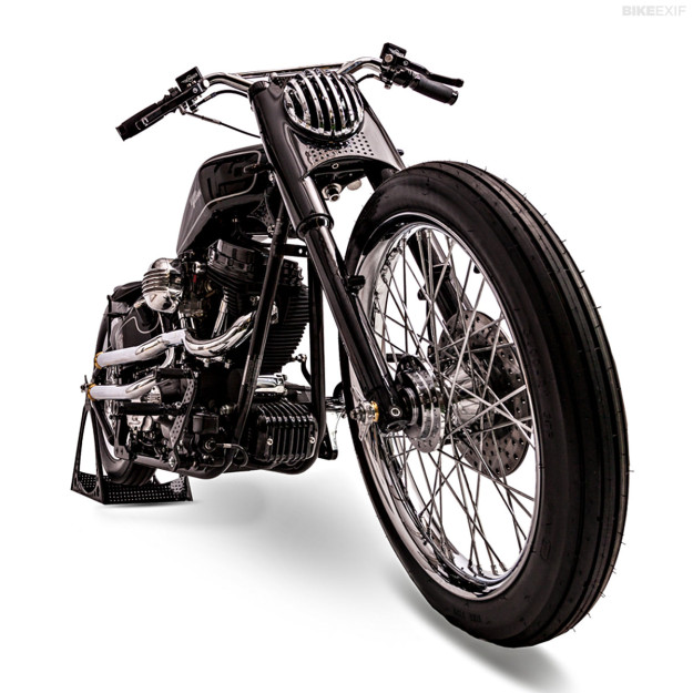 Harley Softail custom 'Brougham' by One Way Machine.
