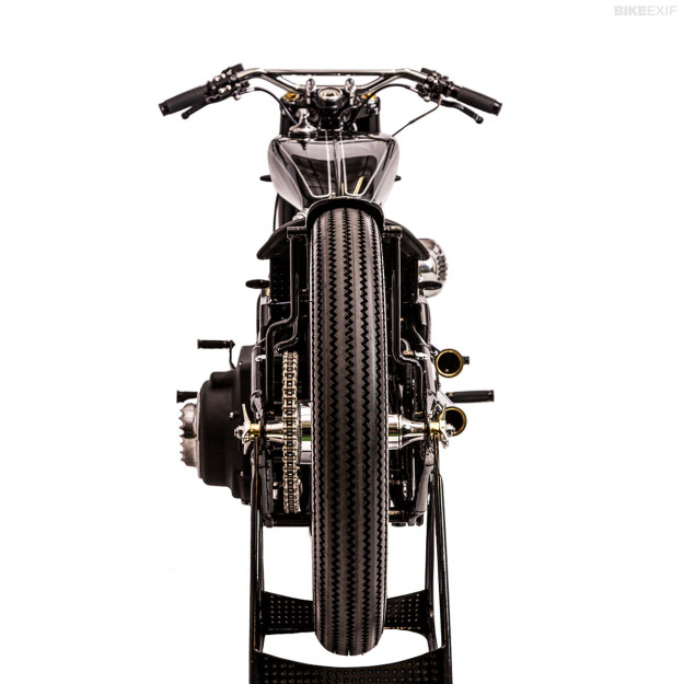 Harley Softail custom 'Brougham' by One Way Machine.