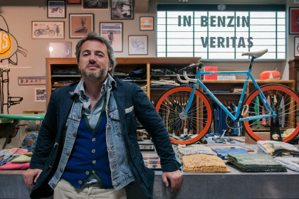 A look behind the scenes at one of Italy's top custom motorcycle shops, Deus Milano.