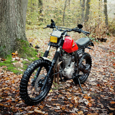 Dirty Sandy: 4h10's custom Honda dual sport | Bike EXIF