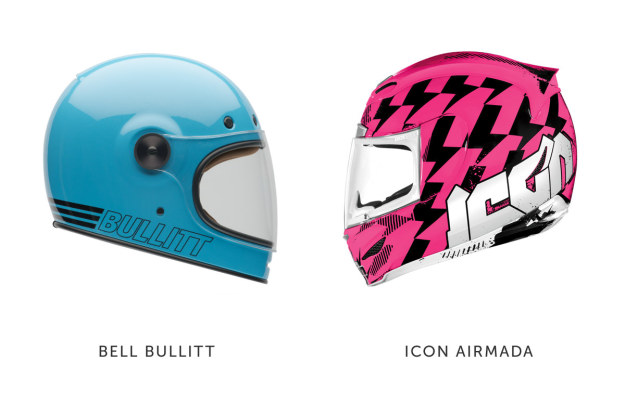 The coolest Women's motorcycle helmets.