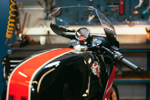 Silver Lake Harley-Davidson's stunning old school racer, based on a Street 750.